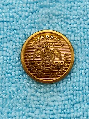 Early 1900s Riverside Military Academy Gainsville Georgia Uniform Button D15 • $22.74