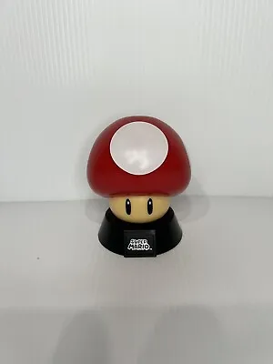 Super Mario Mushroom Night Light Lamp Nintendo 2018 Paladone Tested 5 • $12.99