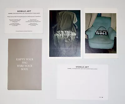 $395.95 • Buy CHANEL 2008 Mobile Art ZAHA HADID NYC Postcard Ephemera Set