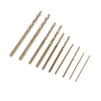 £6.94 • Buy 10pcs M35 Drill Bits Set For Stainless Steel Metal HSS-Co Cobalt Bit Titanium