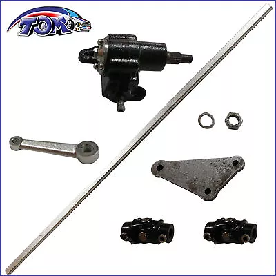 Vega Steering Box + 36  DD Steering Shaft+Pitman Arm Black U-Joints & Bracket • $174.63