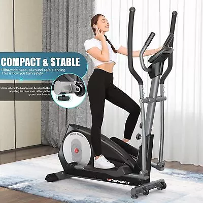 95% Pre-Installed Elliptical Exercise Machine Trainer With 22 Resistance Levels • $345