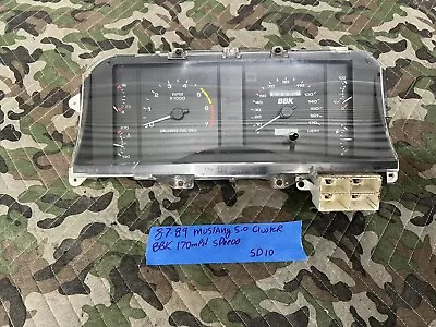 87-89 MUSTANG LX GT  BBK 170 MPH SPEEDOMETER GAUGE INSTRUMENT CLUSTER GT OEM 44k • $800