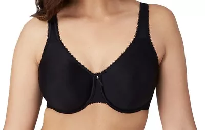 Wacoal Black Basic Beauty Full Figure No Padding Underwire Bra 855192 32 DDD Nwt • $24.99