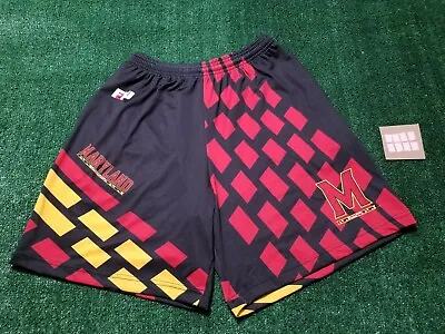 Men's Adult University Of Maryland Terrapins NCAA Shorts L Large Lacrosse  • $28.39