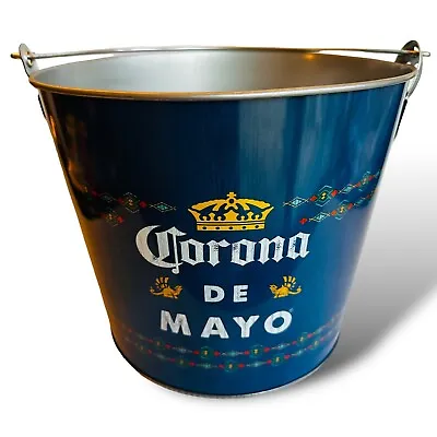 Corona Cerveza Beer Metal Metal Ice Bucket Bar Man Cave Beach W/ Bottle Opener • $24.99