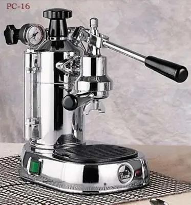 La Pavoni PC-16 Professional Espresso Machine Chrome Black • $1571.59