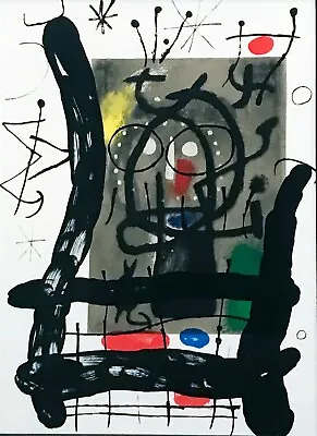 Joan Miro Miro: Peintures Sur Cartons 1965 • $595