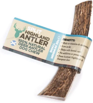 £9.73 • Buy 100% Natural SPLIT Antler Dog Chews The Hypo-Allergenic Dog Chew Like Stagbar (W