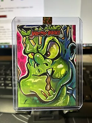 2023 WACKY PACKAGES FLASHBACKS 1973 SKETCH CARD Frank By Eric Medina Full Color • $100