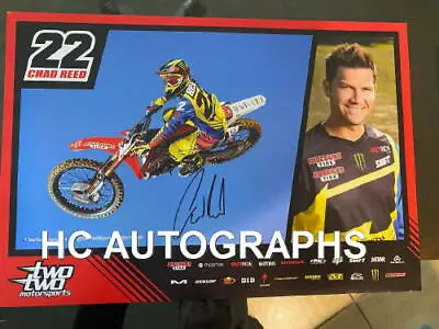 Chad Reed Signed  Suzuki 13x19 Poster- Supercross- Coa  • $42.99