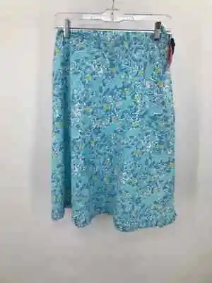 Pre-Owned Lilly Pulitzer Blue Size 8 Vintage Midi Skirt • $31.19