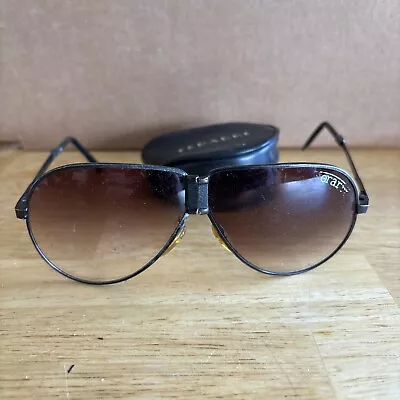 Vintage-Fold-Up-Ferarri- Sunglasses With  Zip Case-Tinted. Frames With Zip Case. • $10.17