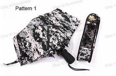 $30.80 • Buy Camo Camouflage Umbrella Sun UV Protection Compact Folding Travel Umbrella New
