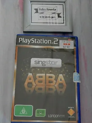 $7.65 • Buy SINGSTAR ABBA - PS2 / Playstation 2 GAME - Complete With Manual - FREE POST