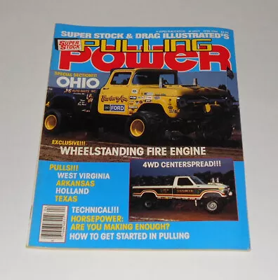 Vintage Pulling Power Monster Truck Magazine April 1984 • $40.74