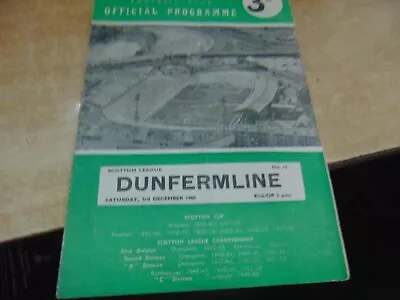 Scottish League 1960/1 Hibernian V Dunfermline Athletic Sl Creasing • £1.99