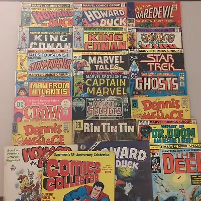 Lot Of 22 Vintage Comic Books. Marvel & DC. Howard The Duck The Deep & More • $74.95