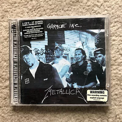 Metallica Garage Inc Trash Heavy Metal Hard Rock Import 2CD Set Hype Stickers. • $49.99