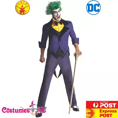 Adult The Joker Costume Mens Batman Dark Knight Halloween Party Cosplay Outfits • $66.49