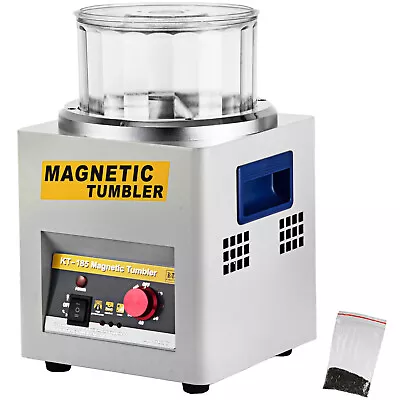 VEVOR KT-185 Magnetic Tumbler 180mm Jewelry Polisher Finisher Machine 200g Pins • $150.99