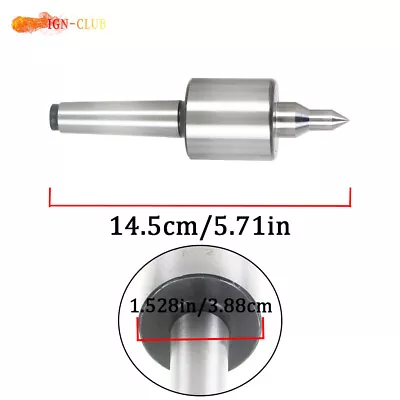 MT2 Live Center CNC Long Spindle Tool Morse Taper Precision 0.000197'' • $20.14