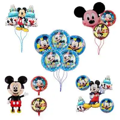 Mickey Mouse Mouse Foil Balloon Cake Head Boys Kids Boy Party Birthday • £6.86