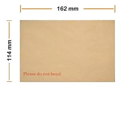 £5.99 • Buy Brown Hard Board Back Backed Please Do Not Bend Envelopes Manilla, A3,a4,a5,a6