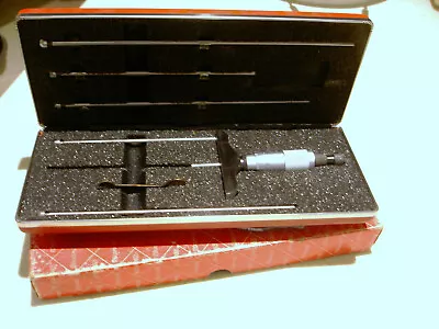 Vintage Starrett 445MA - 150RL  Depth Micrometer Set In Box • $150