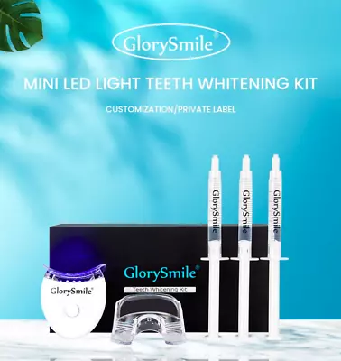 $36.30 • Buy GlorySmile Teeth Whitening Kit LED Light Whiter 44% Peroxide Gel Oral Hygiene 2