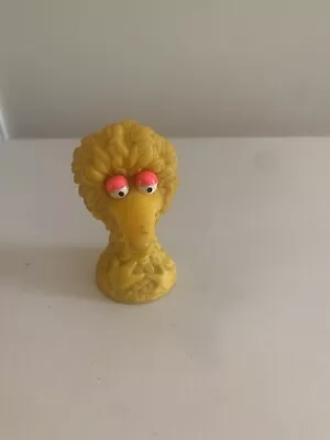 Vintage Sesame Street Yellow Big Bird Finger Puppet Toys 3” • $9.99