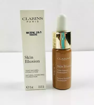 Clarins Skin Illusion Natural Hydrating Foundation 0.5 Oz Tester Choose • $6.99