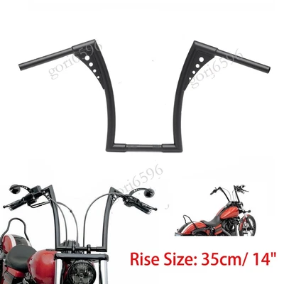 $119.99 • Buy 14'' Ape Hanger Handlebar Black Fit For Yamaha Road Star Virago V-Star 1100/1300