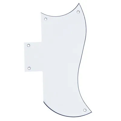 White Pickguard Guitar Scratch Plate 3PLY For Gibson SG Standard Replacement • $16.61