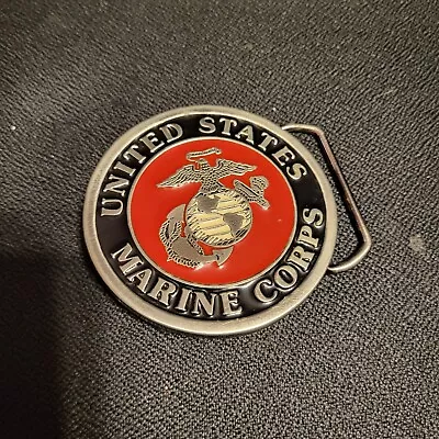 Vintage USMC EGA Eagle Globe Anchor United States Marine Corps Belt Buckle • $15