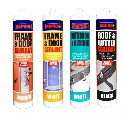 £4.99 • Buy Acrylic Silicone Sealant Anti Mould For Kitchen & Bathroom  (Rapide)