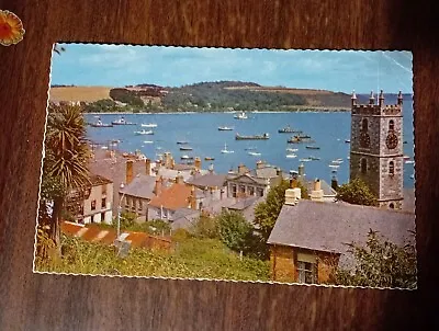 Parish Church And Inner Harbour Falmouth Postcard Posted 1962 • £1.70