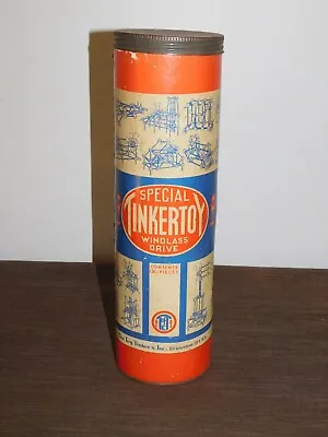 Vintage Building Toy 12  High Special Tinkertoy Windlass Drive • $55.99