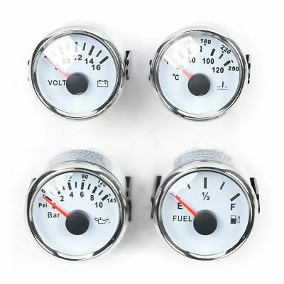 6 Gauge Kit GPS Speedometer Waterproof Fit Truck Car Marine Boat Yacht Universal • $128.25