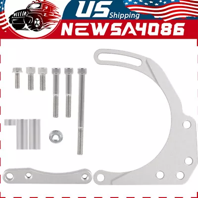 $42.95 • Buy 551672X For SBC LWP Alternator Bracket Double Hump Heads Kit For Chevy 305 327