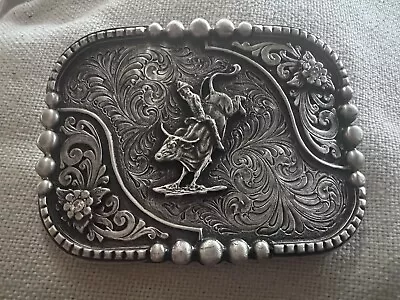 Montana Silversmith Attitude Belt Buckle  Bull Rider - In Package • $15