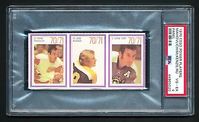 1970 ESSO POWER PLAYERS - TRIPLE PANEL FRANK MAHOVLICH JOHN McKENZIE PSA 4 VG-EX • $29.50