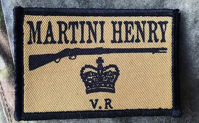 Martini Henry Morale Patch British Redcoat Tactical Military USA Hook Badge Army • $8.49