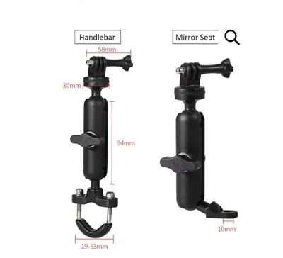 Action Camera Bracket For Motorcycle / Scooter For Handlebar/Mirror Mount • $18.99