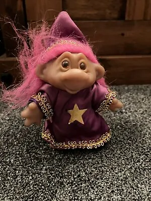 Vintage Dam 1986 Troll Wizard 5” Doll 90’s • £7