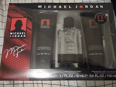 New Michael Jordan 3 Piece Set Cologne After Shave Body Wash Air Auto J's 🔥 #23 • $35.99