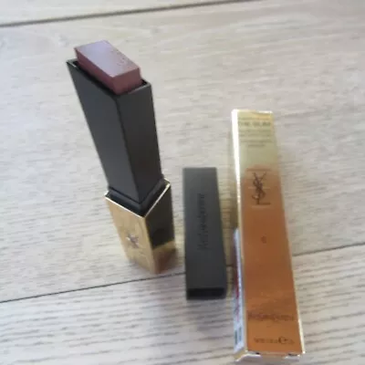 YSL Rouge Pur Couture The Slim Leather-Matte Lipstick 6/NU INSOLITE 2.2g • £12.99