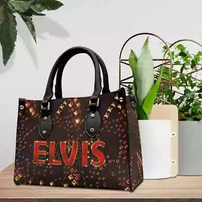 Premium Elvis Presley Handbag Women Leather Handbag Music Lover Bag • $40.95