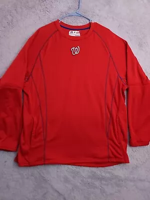 Washington National Pullover Mens Extra Large Majestic Sweater Heavy Waffle Knit • $23.95