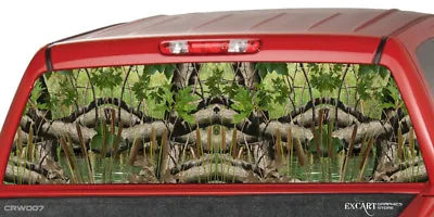 $47.20 • Buy WETLAND Camo Rear Window Graphic Decal Sticker Camouflage Truck Suv Ute Tint Cap